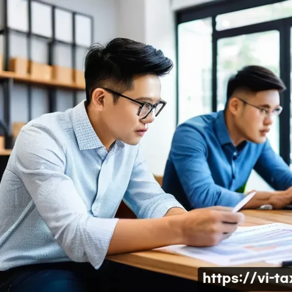 세무사와 재무 분석 - **A professional female financial advisor, in smart business casual attire, is having a friendly dis...